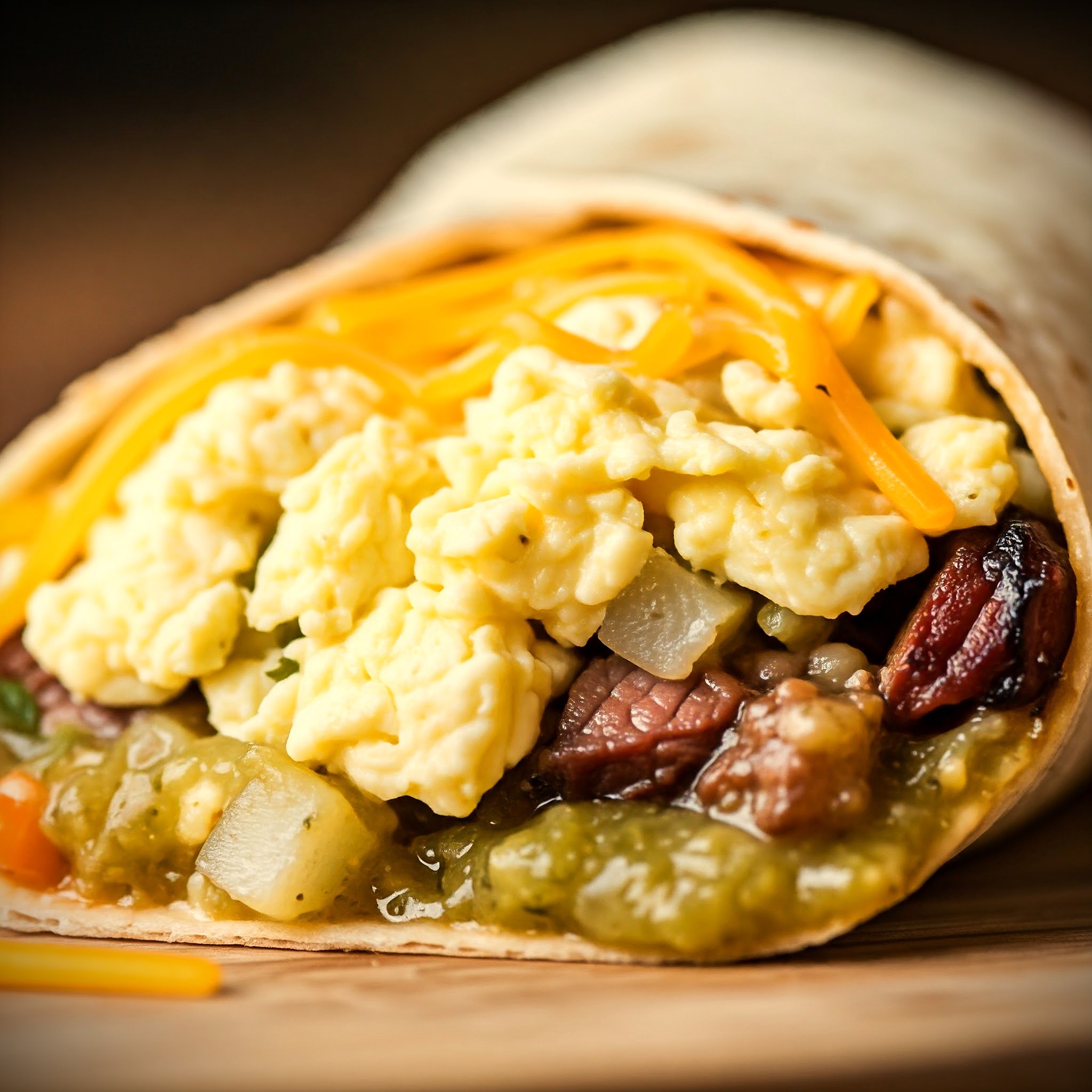 Brisket & Green Chili Burrito